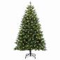 Preview: Künstlicher klappbarer Weihnachtsbaum 150 cm 150 LEDs