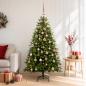 Preview: ARDEBO.de - Künstlicher Weihnachtsbaum mit Kugel 150 cm 150 LEDs