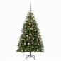 Preview: Künstlicher Weihnachtsbaum mit Kugel 150 cm 150 LEDs
