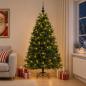 Preview: ARDEBO.de - Künstlicher Weihnachtsbaum mit Kugel 240 cm 300 LEDs