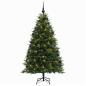 Preview: Künstlicher Weihnachtsbaum mit Kugel 240 cm 300 LEDs