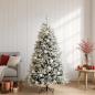 Preview: ARDEBO.de - Künstlicher Weihnachtsbaum mit Kugel 120 cm 150 LEDs