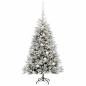 Preview: Künstlicher Weihnachtsbaum mit Kugel 120 cm 150 LEDs