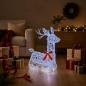 Preview: 3D Weihnachtsrentier LOVIISA 140 LEDs Blau 55 x 22 x 63 cm