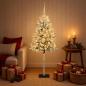 Preview: ARDEBO.de - Künstlicher Weihnachtsbaum mit Kugel 150 cm 150 LEDs