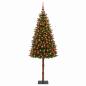 Preview: Künstlicher Weihnachtsbaum mit Kugel 120 cm 150 LEDs
