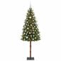 Preview: Künstlicher Weihnachtsbaum mit Kugel 150 cm 150 LEDs