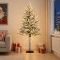 Preview: ARDEBO.de - Künstlicher klappbarer Weihnachtsbaum 180 cm 300 LEDs