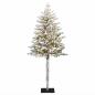 Preview: Künstlicher klappbarer Weihnachtsbaum 180 cm 300 LEDs