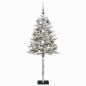 Preview: Künstlicher Weihnachtsbaum mit Kugel 120 cm 150 LEDs