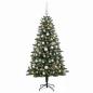 Preview: Künstlicher Weihnachtsbaum mit Kugel 180 cm 300 LEDs