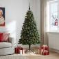 Preview: Künstlicher Weihnachtsbaum mit Kugel 180 cm 300 LEDs
