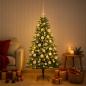 Preview: ARDEBO.de - Künstlicher Weihnachtsbaum mit Kugel 120 cm 150 LEDs