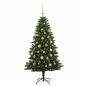 Preview: Künstlicher Weihnachtsbaum mit Kugel 120 cm 150 LEDs