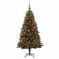 Preview: Künstlicher Weihnachtsbaum mit Kugel 180 cm 300 LEDs