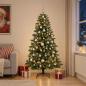 Preview: ARDEBO.de - Künstlicher Weihnachtsbaum mit Kugel 210 cm 300 LEDs