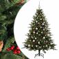 Preview: Künstlicher Weihnachtsbaum mit Weihnachtskugel 240 cm 300 LEDs