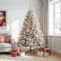 Preview: ARDEBO.de - Künstlicher Weihnachtsbaum mit Weihnachtskugel 240 cm 300 LEDs