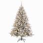Preview: Künstlicher Weihnachtsbaum mit Weihnachtskugel 240 cm 300 LEDs
