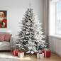 Preview: ARDEBO.de - Künstlicher klappbarer Weihnachtsbaum 240 cm PVC und Metall