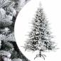 Preview: Künstlicher klappbarer Weihnachtsbaum 240 cm PVC und Metall