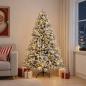 Preview: Künstlicher Weihnachtsbaum mit Weihnachtskugel 240 cm 300 LEDs