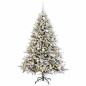Preview: Künstlicher Weihnachtsbaum mit Weihnachtskugel 240 cm 300 LEDs