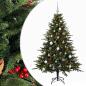 Preview: Künstlicher Weihnachtsbaum mit Weihnachtskugel 150 cm 150 LEDs