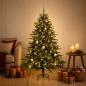 Preview: Künstlicher Weihnachtsbaum mit Weihnachtskugel 150 cm 150 LEDs