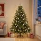 Preview: Künstlicher Weihnachtsbaum mit Weihnachtskugel 180 cm 300 LEDs