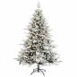 Preview: Künstlicher klappbarer Weihnachtsbaum 240 cm 300 LEDs