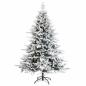 Preview: Künstlicher klappbarer Weihnachtsbaum 240 cm 300 LEDs