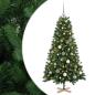 Preview: Künstlicher Weihnachtsbaum mit Weihnachtskugel 120 cm 150 LEDs