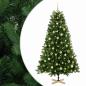 Preview: Künstlicher Weihnachtsbaum mit Weihnachtskugel 180 cm 300 LEDs