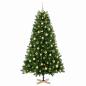 Preview: Künstlicher Weihnachtsbaum mit Weihnachtskugel 180 cm 300 LEDs