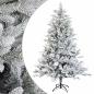 Preview: Künstlicher klappbarer Weihnachtsbaum 210 cm PVC und Metall