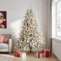 Preview: ARDEBO.de - Künstlicher Weihnachtsbaum mit Weihnachtskugel 210 cm 300 LEDs