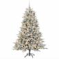 Preview: Künstlicher Weihnachtsbaum mit Kugel 210 cm 300 LEDs