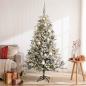 Preview: ARDEBO.de - Künstlicher Weihnachtsbaum mit Kugel 120 cm 150 LEDs