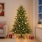 Preview: ARDEBO.de - Künstlicher Weihnachtsbaum mit Weihnachtskugel 240 cm 300 LEDs