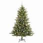 Preview: Künstlicher Weihnachtsbaum mit Weihnachtskugel 210 cm 300 LEDs