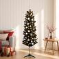 Preview: ARDEBO.de - Künstlicher schmaler Weihnachtsbaum mit Weihnachtskugel 150 cm