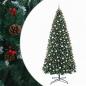 Preview: Künstlicher Weihnachtsbaum mit Klappsystem und Weihnachtskugeln