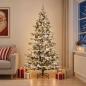 Preview: Künstlicher Weihnachtsbaum mit Weihnachtskugel 210 cm 300 LEDs