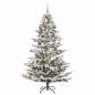 Preview: Künstlicher Weihnachtsbaum mit Weihnachtskugel 210 cm 300 LEDs
