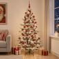 Preview: Künstlicher Weihnachtsbaum mit Weihnachtskugel 210 cm 300 LEDs