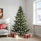 Preview: Künstlicher Weihnachtsbaum mit Weihnachtskugel 210 cm 300 LEDs