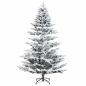 Preview: Künstlicher Weihnachtsbaum mit Weihnachtskugel 210 cm 300 LEDs