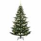 Preview: Künstlicher Weihnachtsbaum mit Weihnachtskugel 240 cm 300 LEDs