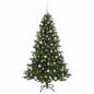 Preview: Künstlicher Weihnachtsbaum mit Weihnachtskugel 210 cm 300 LEDs